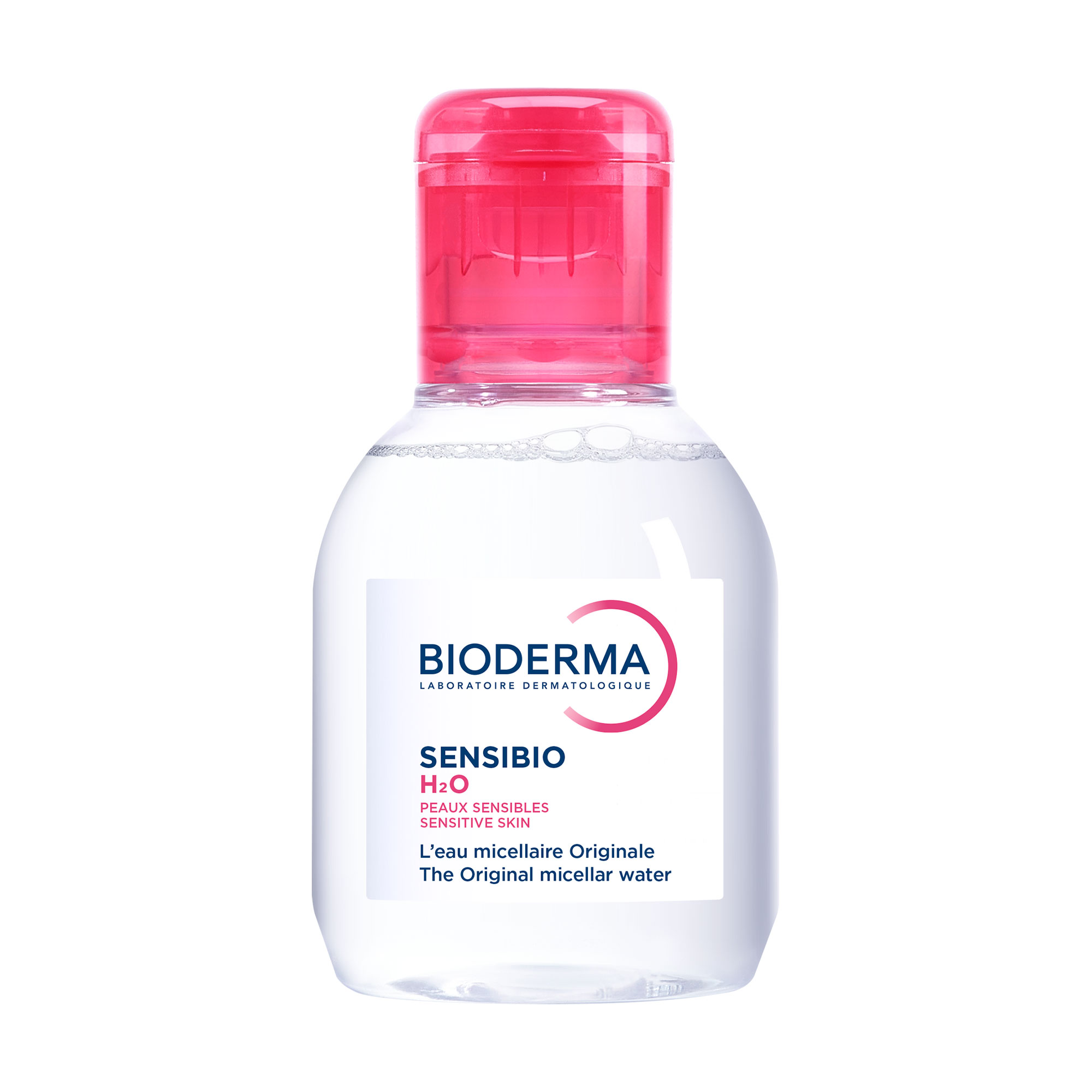 Міцелярний лосьйон для очищення обличчя та очей Bioderma Sensibio H2O для чутливої шкіри, 100 мл